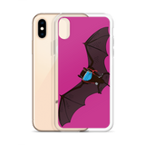 Doctor Bat Hot Pink iPhone Case