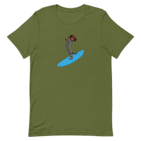 Surfing Wiener Dog Unisex T-Shirt