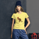 Baseball Kangaroo Women's Short Sleeve T-Shirt