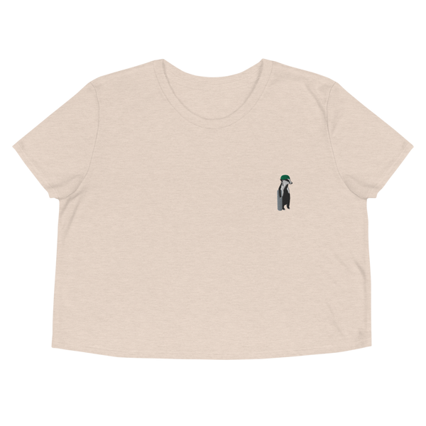 Skateboard Badger Cropped T-Shirt