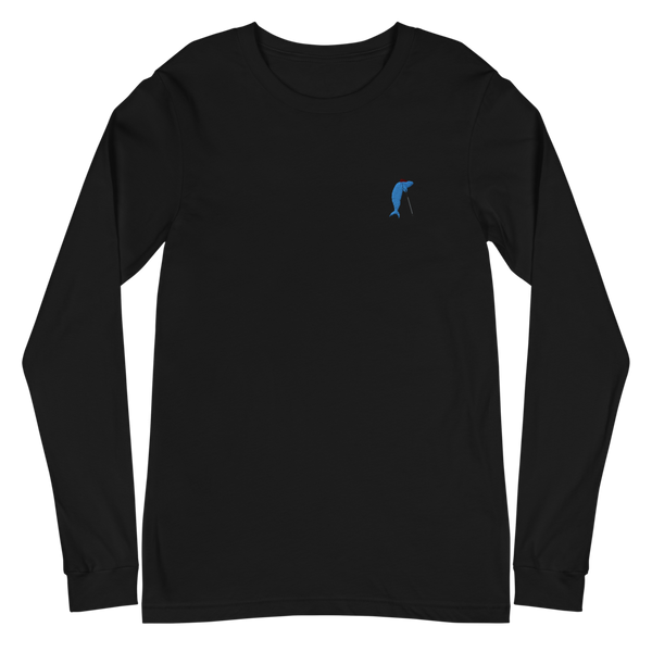 Mini-Golf Whale Unisex Long Sleeve T-Shirt