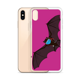 Doctor Bat Hot Pink iPhone Case