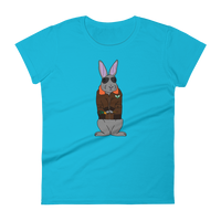 Aviator Bunny Women's Short Sleeve T-Shirt