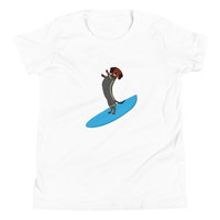 Surfing Wiener Dog Youth T-Shirt