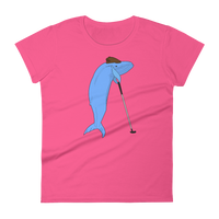 Mini-Golf Whale Women's Short Sleeve T-Shirt