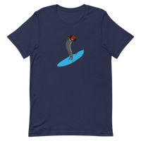 Surfing Wiener Dog Unisex T-Shirt