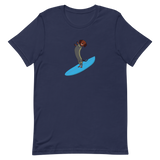 Surfing Wiener Dog Unisex T-Shirt