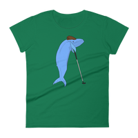 Mini-Golf Whale Women's Short Sleeve T-Shirt