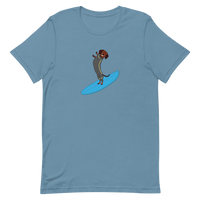 Surfing Wiener Dog Unisex T-Shirt