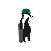 Skateboard Badger Sticker