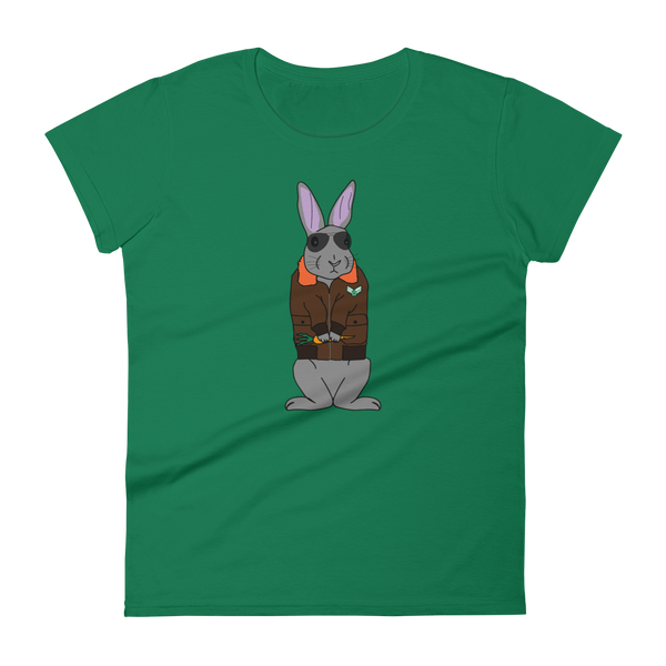 Aviator Bunny Women's Short Sleeve T-Shirt