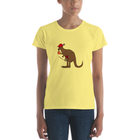 Baseball Kangaroo Women's Short Sleeve T-Shirt