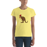 Baseball Kangaroo Women's Short Sleeve T-Shirt