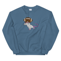 Football Mouse Unisex Crew Neck Sweatshirt