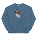 Football Mouse Unisex Crew Neck Sweatshirt