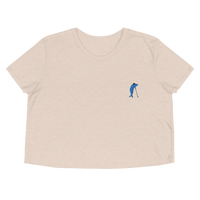 Mini-Golf Whale Cropped T-Shirt