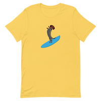 Surfing Wiener Dog Unisex T-Shirt