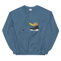 Hockey Snail Unisex Crew Neck Sweatshirt