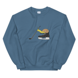 Hockey Snail Unisex Crew Neck Sweatshirt