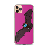 Doctor Bat Hot Pink iPhone Case