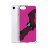 Doctor Bat Hot Pink iPhone Case