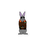 Aviator Bunny Sticker