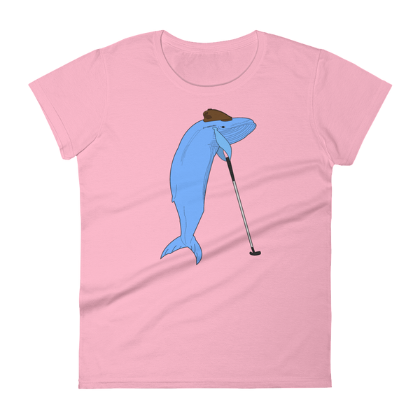 Mini-Golf Whale Women's Short Sleeve T-Shirt