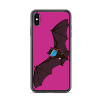 Doctor Bat Hot Pink iPhone Case