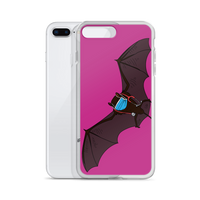 Doctor Bat Hot Pink iPhone Case