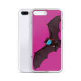 Doctor Bat Hot Pink iPhone Case