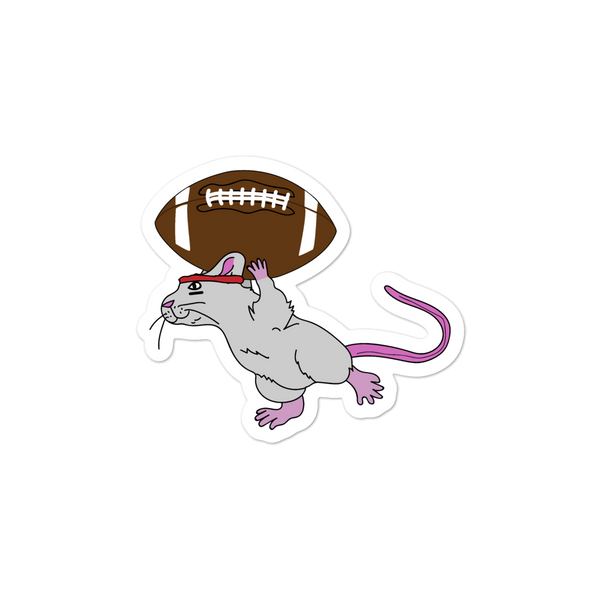 Football Mouse Sticker