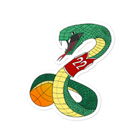 Basketball Snake Sticker