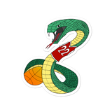 Basketball Snake Sticker