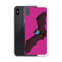 Doctor Bat Hot Pink iPhone Case