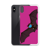 Doctor Bat Hot Pink iPhone Case