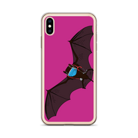 Doctor Bat Hot Pink iPhone Case