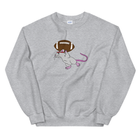 Football Mouse Unisex Crew Neck Sweatshirt