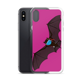 Doctor Bat Hot Pink iPhone Case