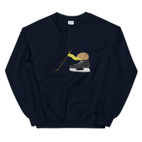 Hockey Snail Unisex Crew Neck Sweatshirt