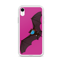 Doctor Bat Hot Pink iPhone Case