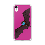 Doctor Bat Hot Pink iPhone Case