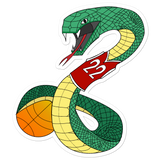 Basketball Snake Sticker