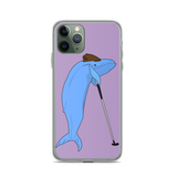 Mini-Golf Whale iPhone Case