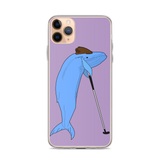 Mini-Golf Whale iPhone Case