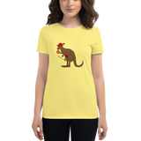 Baseball Kangaroo Women's Short Sleeve T-Shirt