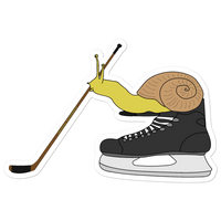 Hockey Snail Sticker