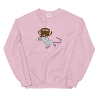 Football Mouse Unisex Crew Neck Sweatshirt