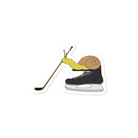 Hockey Snail Sticker