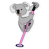 Ringette Koala Sticker