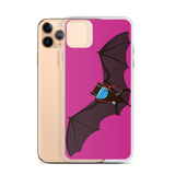 Doctor Bat Hot Pink iPhone Case